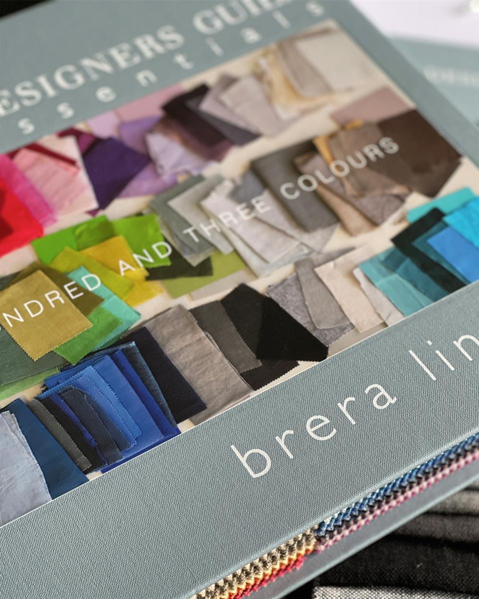 Perm med Brera Lino tekstiler fra Designers Guild. Foto.